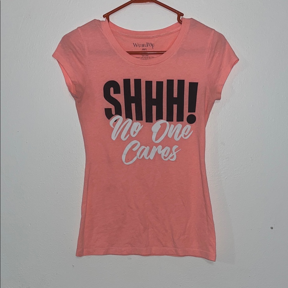 Wound Up Pink Statement Tee